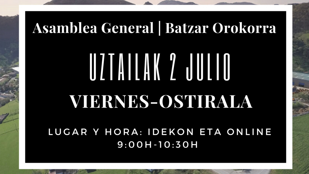 Batzar Orokorra BPTD 2021